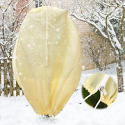 Protezione per piante in inverno, 250*360CM protezione per piante invernale di grandi dimensioni con cerniera e cordino, impermeabile e riutilizzabile protezione per piante da congelamento per piante da olivo e palme (240*200CM)