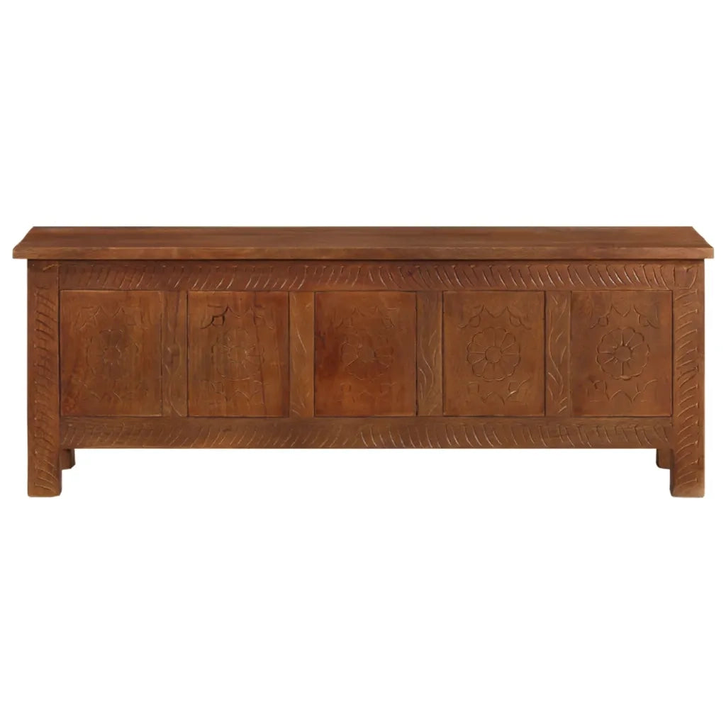 Scatola Portaoggetti 110x30x40 cm in Legno Massello di Mango cod mxl 68844