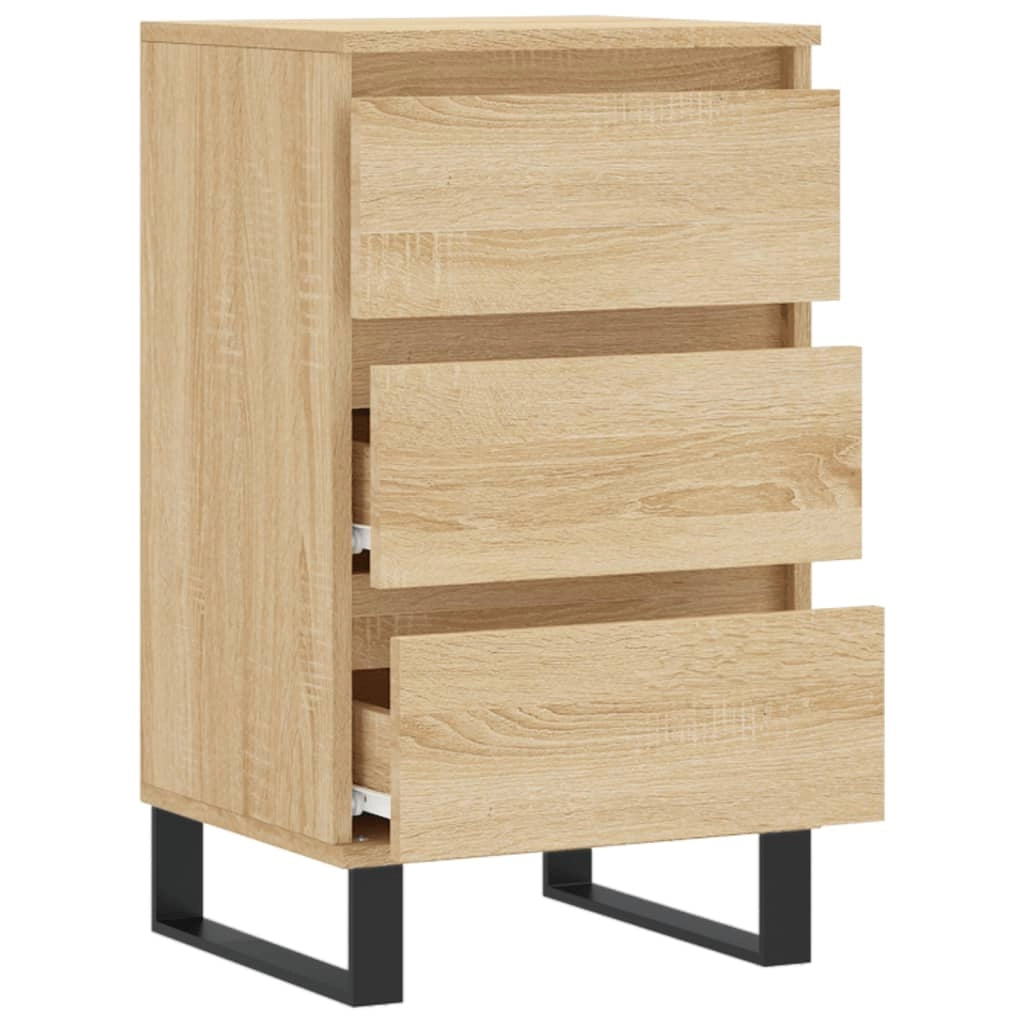 Buffet credenza cassettiera armadio mobile contenitore organizer cucina soggiorno rovere Sonoma 40 x 35 x 70 cm legno ingegnerizzato marrone 02_0031560