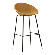 Sgabello Bar Ibiza Senape Set 2 Pz cm 50x50x98 (altezza Seduta cm 75)