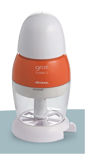 Ariete 439 gratì turbo - grattugia elettrica che si trasforma in formaggera con dosatore da tavola - coperchio salvafreschezza - lama acciaio inox - ARI439
