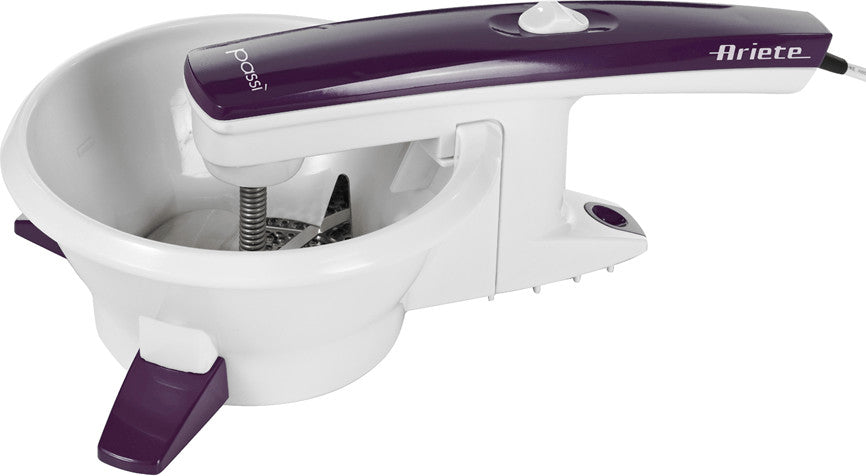 Ariete 261 passì - passaverdure elettrico - 3 dischi acciaio inox - adattabile a qualsiasi recipiente - 25 watt - bianco e arancio - 261/00