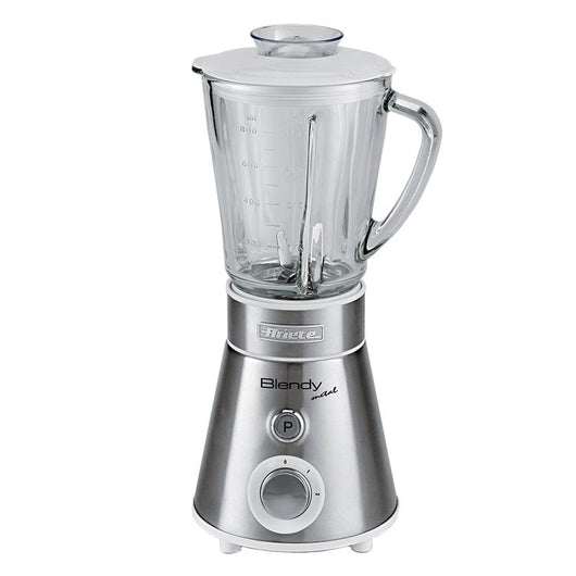 Ariete 561 blendy metal - frullatore con lame in acciaio inox - tazza in vetro 800 ml - 2 velocità + pulse - 300 watt - argento - ARI0561/00