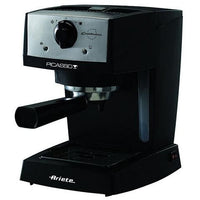 Ariete 1366 picasso cialdissima - macchina da caffè espresso - compatibile con caffè in polvere e cialde ese - 15 bar - 850 watt - nero - 1366 BLACK