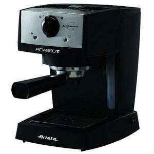 Ariete 1366 picasso cialdissima - macchina da caffè espresso - compatibile con caffè in polvere e cialde ese - 15 bar - 850 watt - nero - 1366 BLACK