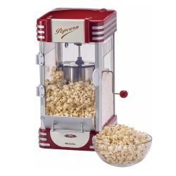 Ariete popcorn popper xl party time 2953, macchina pop corn, 700gr di pop corn in meno di 2 minuti, rosso