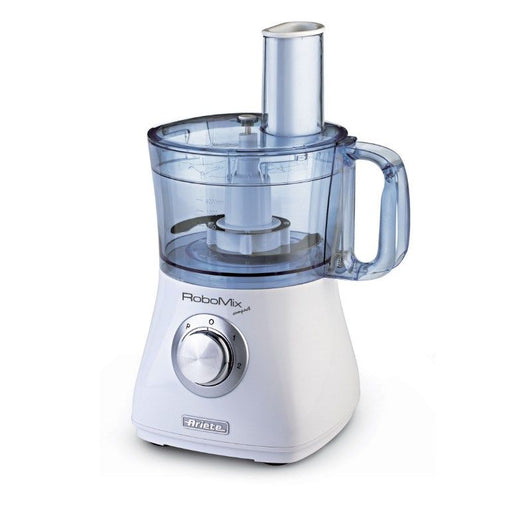 Ariete 1769 robomix compact - robot da cucina - 2 litri - set accessori per tritare, affettare, montare, impastare, emulsionare - 500 watt - bianco - ARI1769