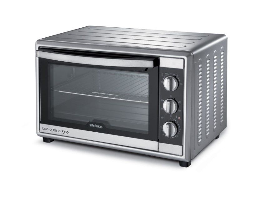 Ariete 945 forno elettrico ventilato con girarrosto 56 litri - bon cuisine 560 - temperatura max 230° - luce interna - 2200 watt - argento