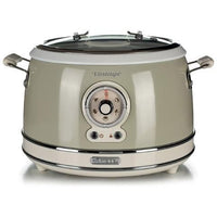 Ariete 2904 rice cooker - cuociriso elettrico con bowl in ceramica - sushi fatto in casa - multicooker - linea vintage - 3,5 l - 650 w - beige - 00C290403AR0