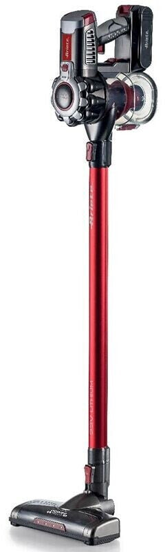 Ariete 2757 22v lithium - scopa elettrica senza fili - 3 livelli di filtrazione - batteria li-ion 2200 mah - kit accessori incluso - rosso - 00P275700AR0