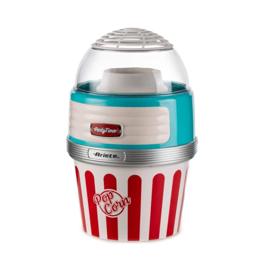 Ariete 2957 pop corn xl party time - macchina per popcorn - scoppia 60gr di mais in 2 minuti ad aria calda - ciotola estraibile - 1100 watt - azzurro - ARI2957