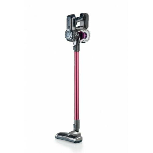 Ariete 2758 22v digital lithium - scopa elettrica cordless con motore digitale - 3 livelli di filtrazione - kit accessori incluso - rosa