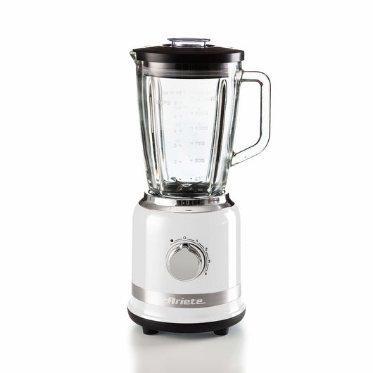 Ariete 585 frullatore moderna bianco - 1000 w - capacità tazza vetro 1,5 l - 4 velocità - 4 lame