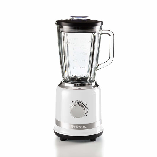 Ariete 585 frullatore moderna bianco - 1000 w - capacità tazza vetro 1,5 l - 4 velocità - 4 lame