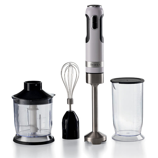 Ariete 602 frullatore a immersione moderna, 1000w, 10 velocità + turbo, accessori inclusi, bianco - ARI0602/01