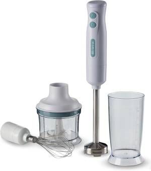 Ariete frullatore ad immersione 601 + tritatutto bianco celete 700w - 8003705121195