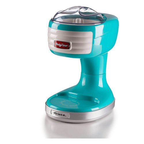 Ariete 76 ice crusher party time, macchina per tritare il ghiaccio, 30 w, cestello tritaghiaccio removibile, lame in acciaio inox, celeste - 00C007601AR0