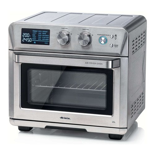 Ariete 4629 forno + friggitrice ad aria 25l, 1700 w, capacità 25l, 15 funzioni di cottura, multifunzione, temperatura fino a 230°, silver - 00C462911AR0
