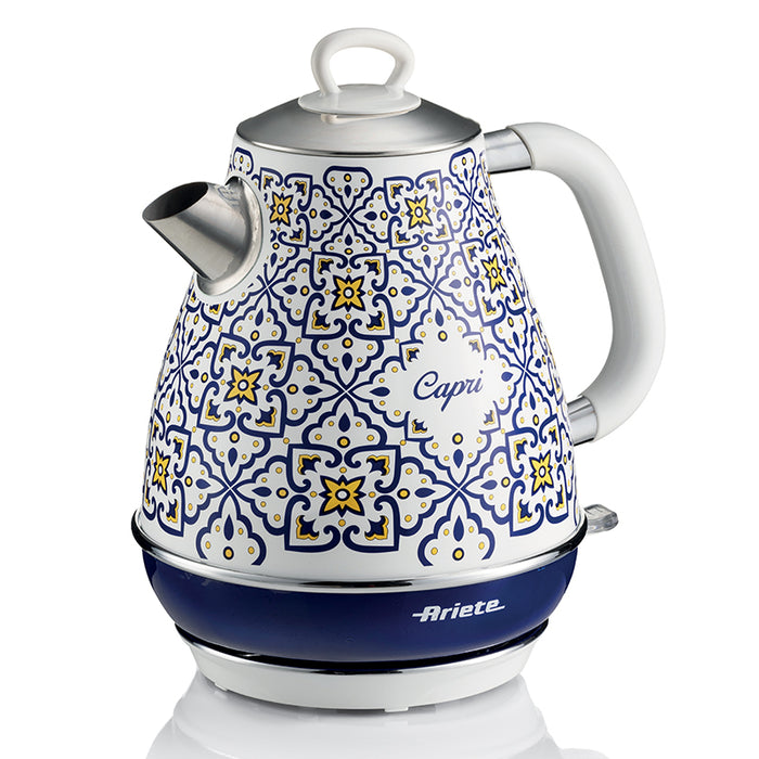 Ariete 2869 bollitore capri, bollitore elettrico, 1,7l, infusi, the, tisane, base cordless, autospegnimento - ARI2869CA