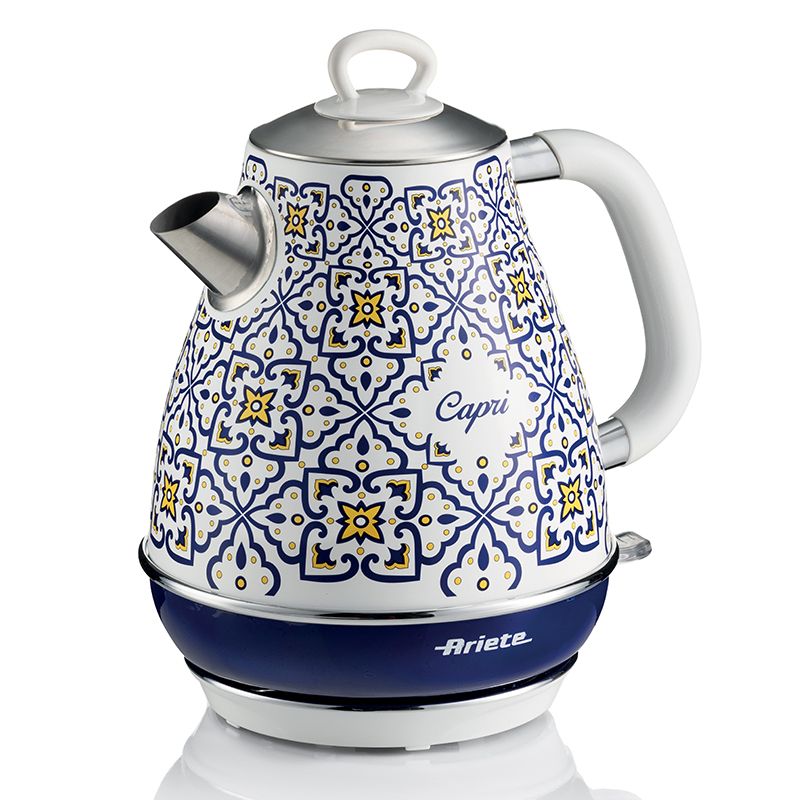 Ariete 2869 bollitore capri, bollitore elettrico, 1,7l, infusi, the, tisane, base cordless, autospegnimento - ARI2869CA