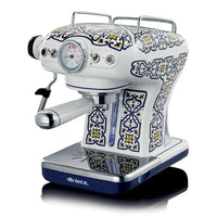 Ariete 1389 macchina da caffè capri, 850w, capacità serbatoio 0,9l, filtro ½ tazze, vassoio raccogli goccia, cappuccinatore - ARI1389CA