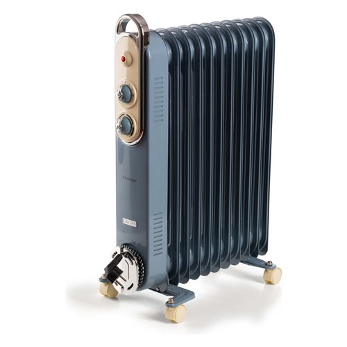 Radiatore ariete 8252 05 vintage 11 elementi blue