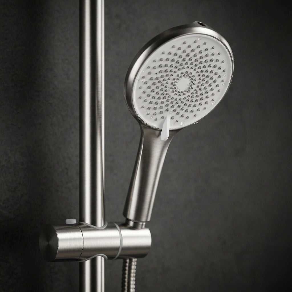 Set Doccia Rea Rivo Brush Nickel