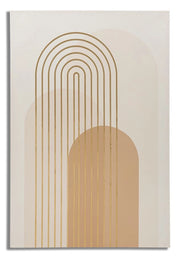 Quadro moderno, stampa dipinta oro 80x3x120cm Shine A