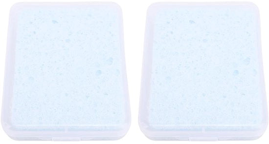 Verf Spons - 2 Stuks - Panno Reattangolare per Pittura - Ideale per Acquerello/Olio - Elevata Assorbimento d'Acqua - Inclusa Scatola di Conservazione - Panno per Pittura