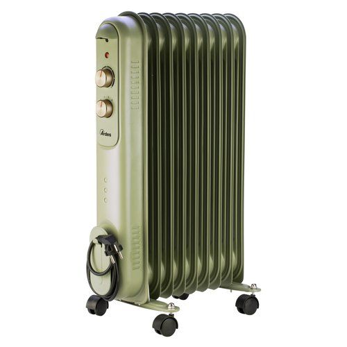 Radiatore ardes ar09vinr curvy 9 retrò verde