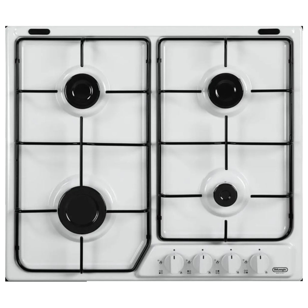 De’longhi ybf46asv piano cottura bianco da incasso gas 4 fornello(i) da 60 cm - ybf 46 asv - 8004399036925