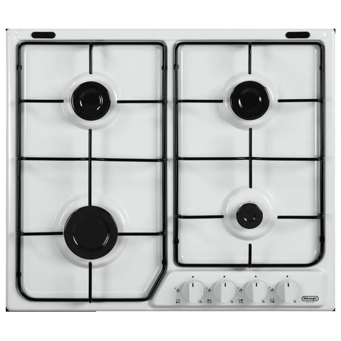De’longhi ybf46asv piano cottura bianco da incasso gas 4 fornello(i) da 60 cm - ybf 46 asv - 8004399036925