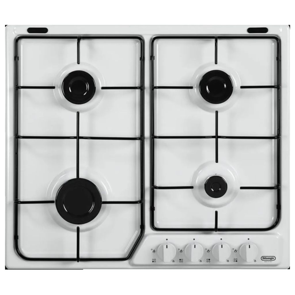 De’longhi ybf46asv piano cottura bianco da incasso gas 4 fornello(i) da 60 cm - ybf 46 asv - 8004399036925