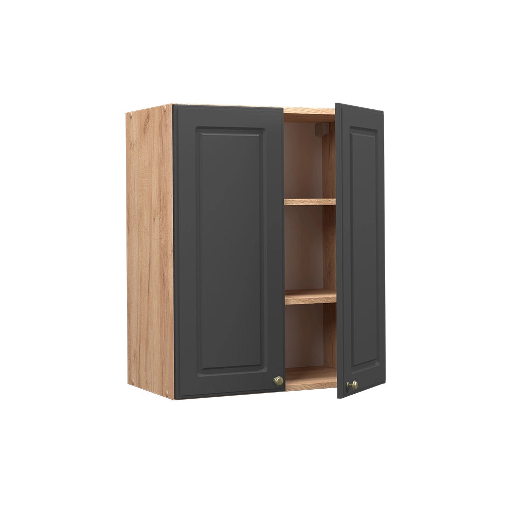 Vicco Pensile da cucina Antracite-oro 60 cm