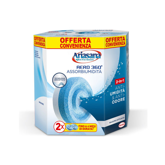 Bipacco Di Ricariche assorbi umidità Tab Universali Inodore 2X450g Aero 360°
