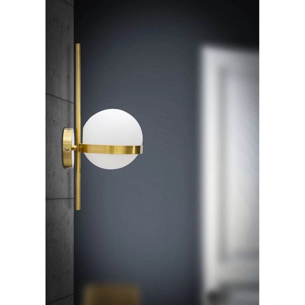 Lampada a Parete VKH54, Oro, Metallo, 15x20x40 cm