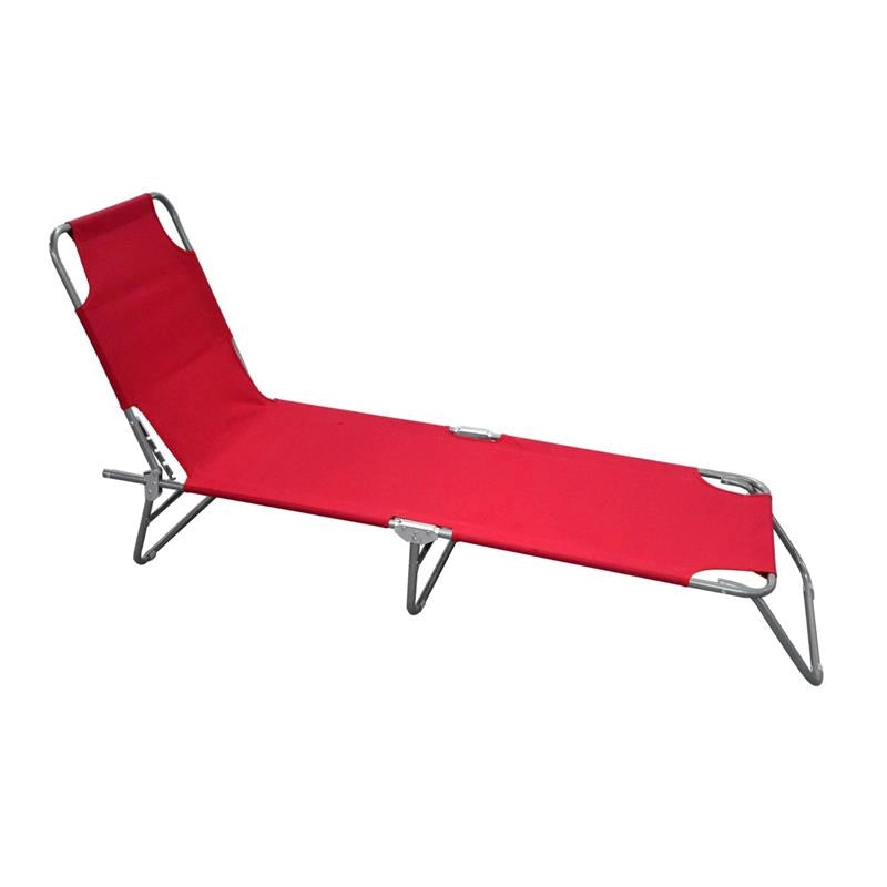 MAURY'S LETTINO IN METALLO IN TEXTILENE COLR ROSSO CON STRUTTURA IN METALLO PESO MASSIMO 120 KG