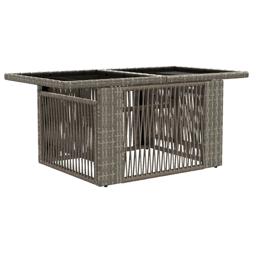 Set Divano da Giardino 8 pz Grigio e Grigio Scuro polyrattan 3437216