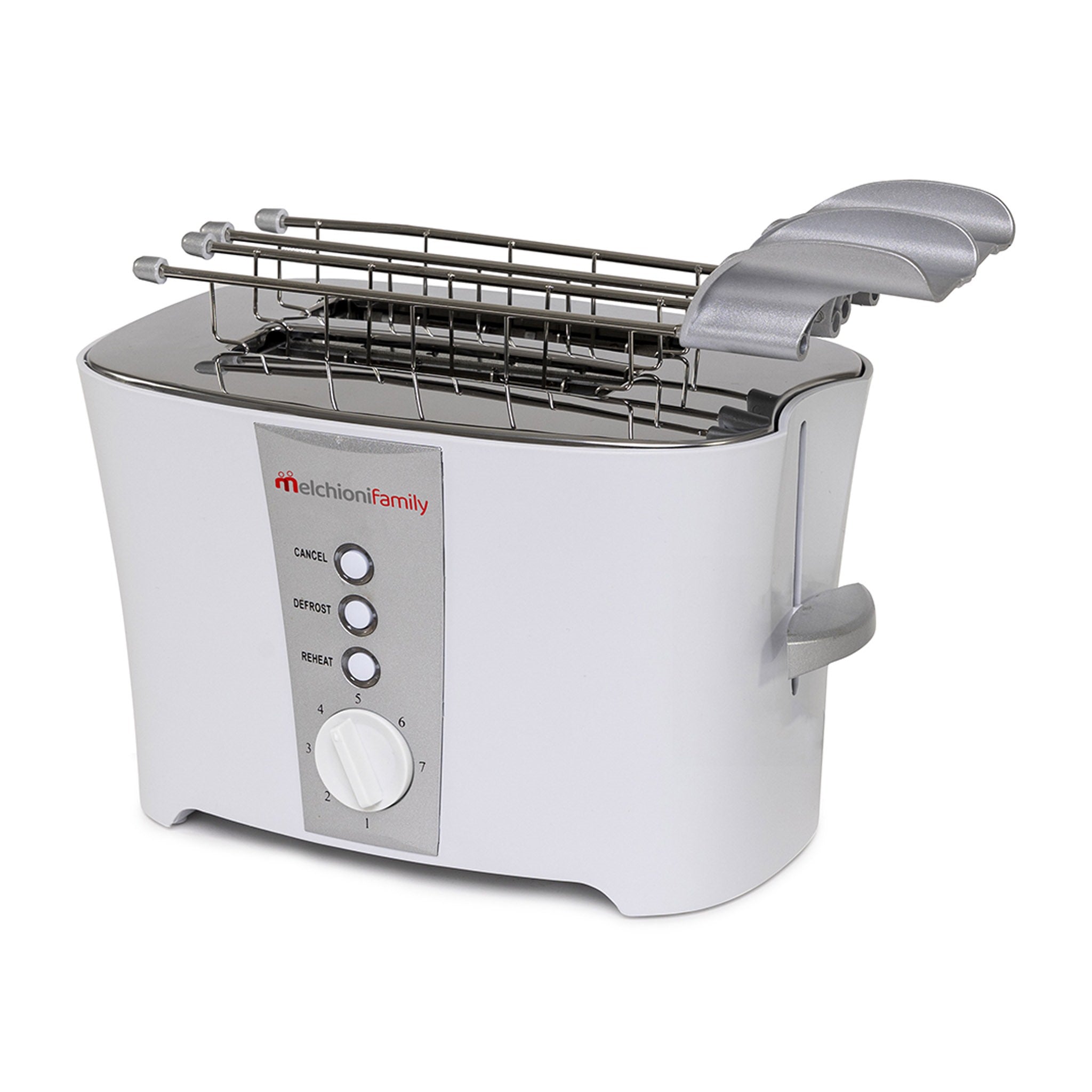 Tostapane Elettrico A 2 Pinze Con Funzione Scongelamento E Termostato Regolabile 600W