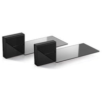 Meliconi ghost cubes soundbar supporto da parete per casse acustiche nero - 480527