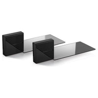 Meliconi ghost cubes soundbar supporto da parete per casse acustiche nero - 480527