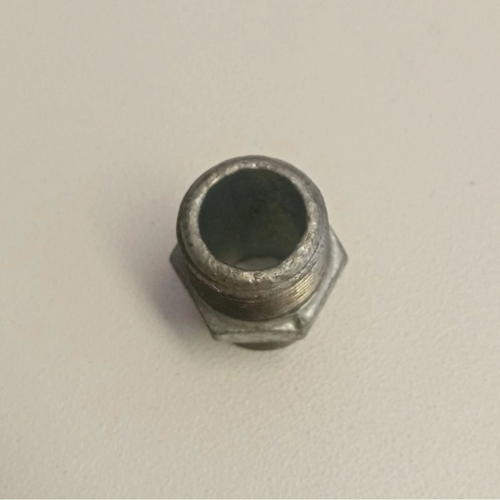 Raccordo mm 3/4'' - 2pz niples nipplo doppia vite di ghisa zincata malleabile