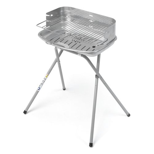 Barbecue carbonella ompagrill 40098 aluminized silver silver