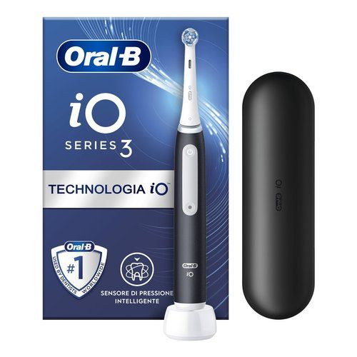Oral-b spazzolino elettrico io 3 nero, 1 testina - 8006540731536
