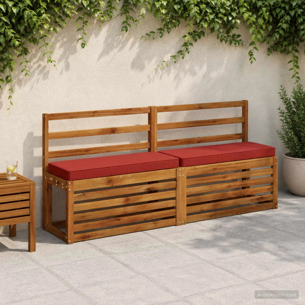 Cuscini per Panchina a 2 Pezzi VUGHT 2 pcs 100% Poliestere 951069