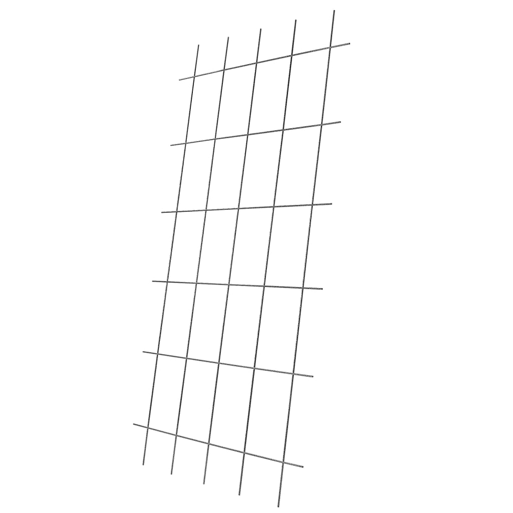 Scala per fiori KADAX, traliccio da giardino in metallo per piante rampicanti, 75x150 cm, resistente.