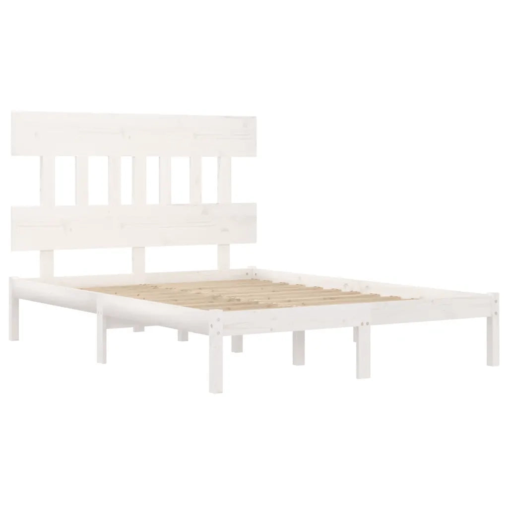 Giroletto Bianco in Legno Massello 140x190 cm