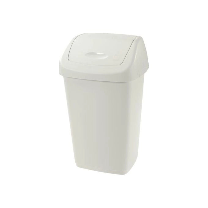 Tontarelli 8101386112 Aurora Pattumiera Coperchio Basculante 9 L colore Bianco