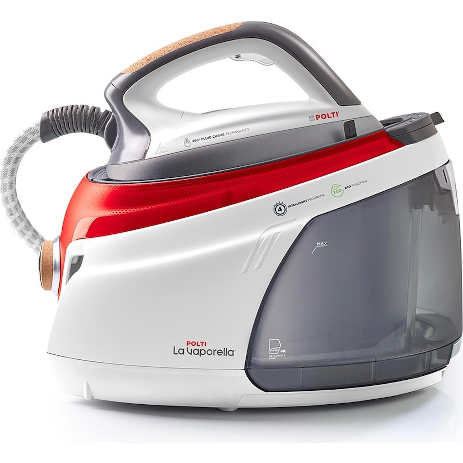 Polti la vaporella xm84c 2350 w 1,5 l alluminio grigio, rosso, bianco