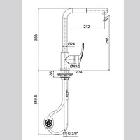 Miscelatore lavello Atomix 3.0